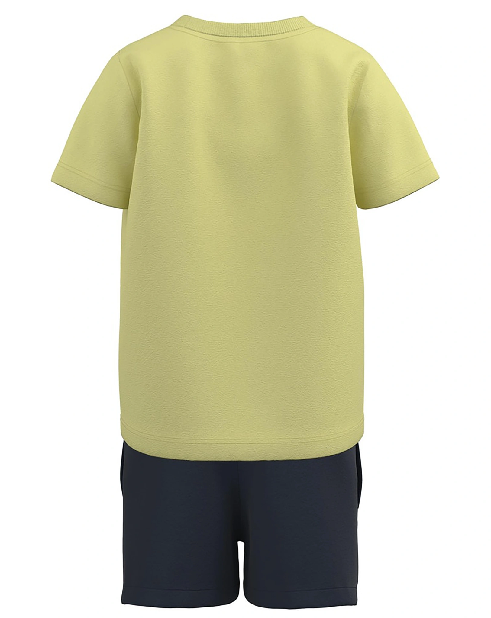 Sweatshorts NMMJUR mit T-Shirt in yellow pear