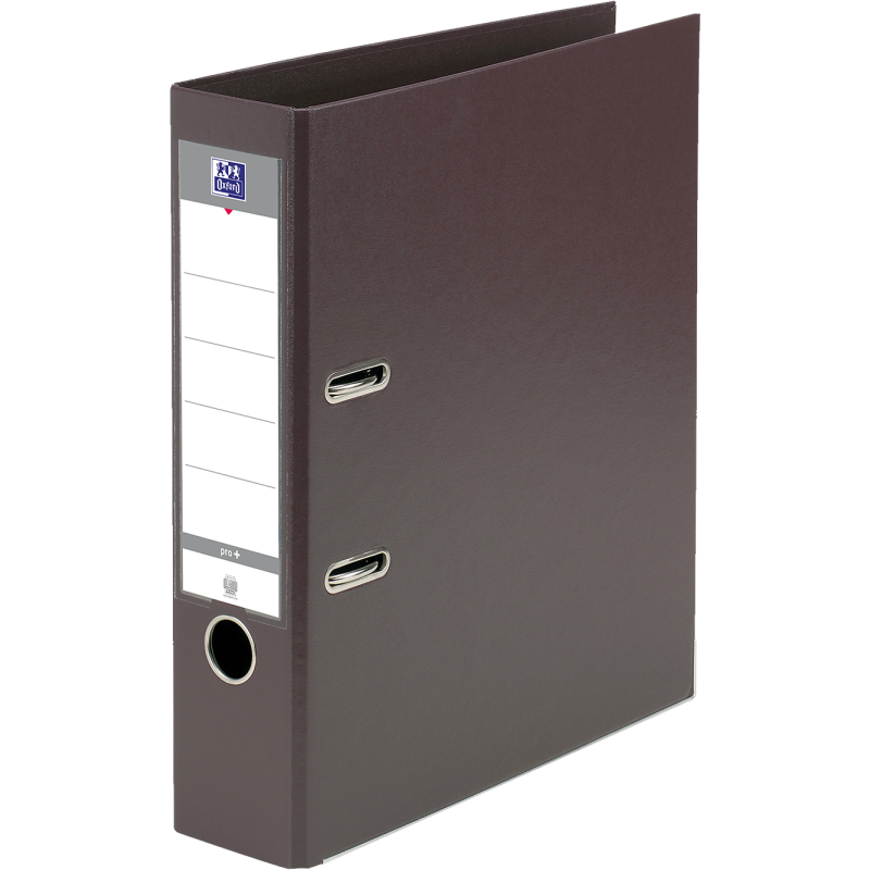 Classeur A Levier Oxford Smart A4 Dos 80Mm 2 Anneaux PP/PP Assorti