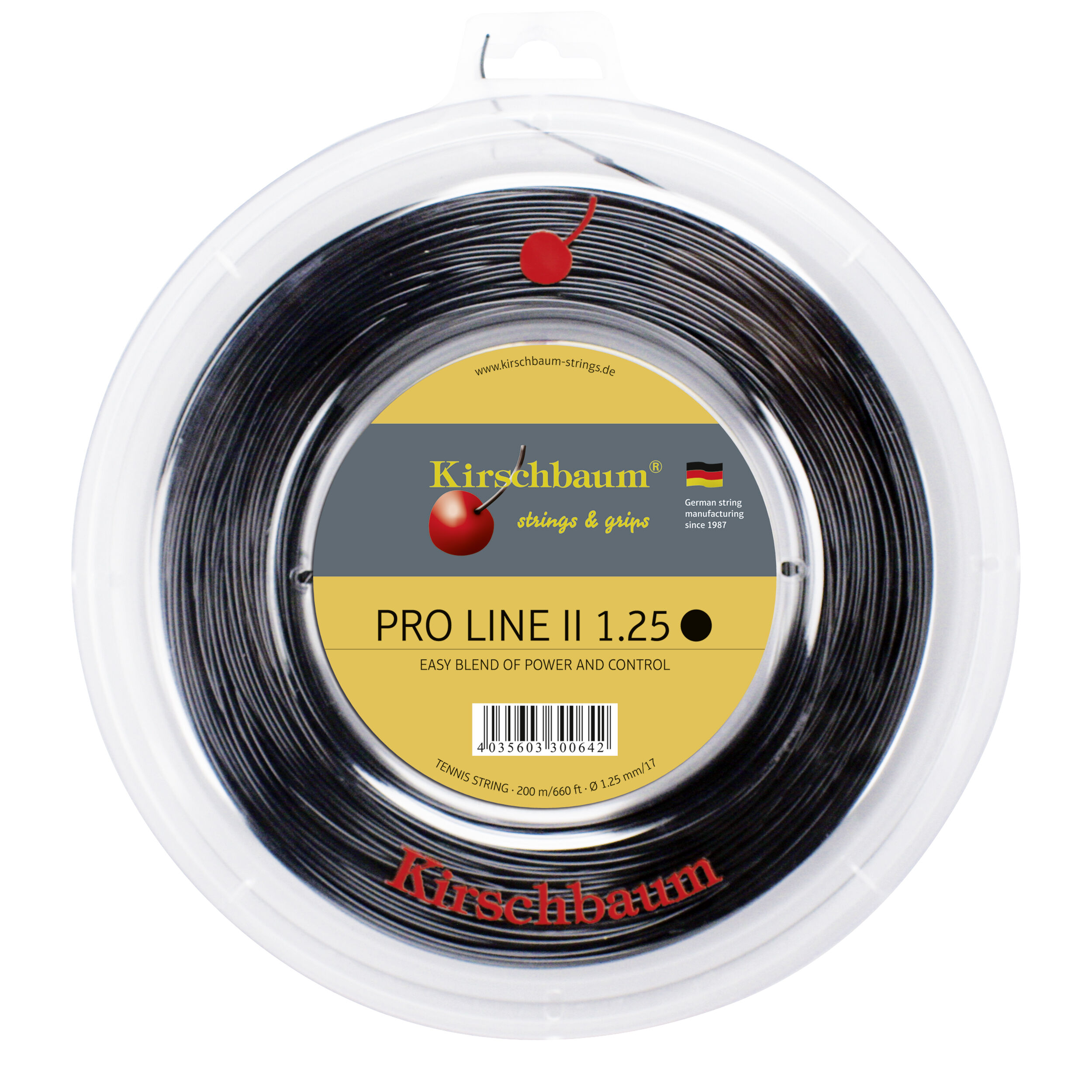 Kirschbaum Pro Line Bobine Cordage 200m - Noir