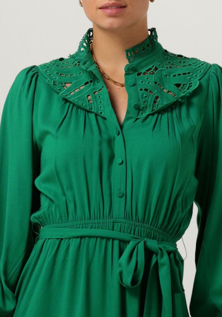 SUNCOO groene suncoo mini jurk chaya