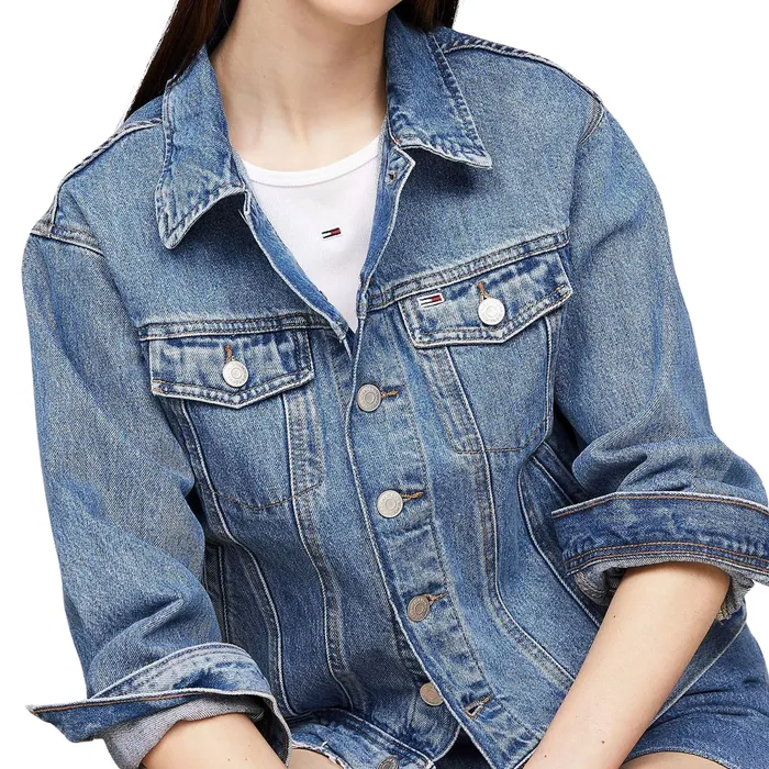 Tommy Hilfiger Mom Classic Trucker Spijkerjas Dames