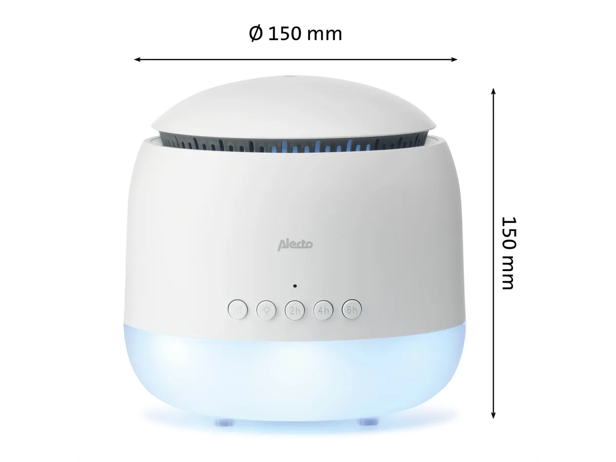 (300ml) 3in1 Baby Luftbefeuchter Kinder Nachtlicht Kinderzimmer Diffuser (BC23) - Weiss