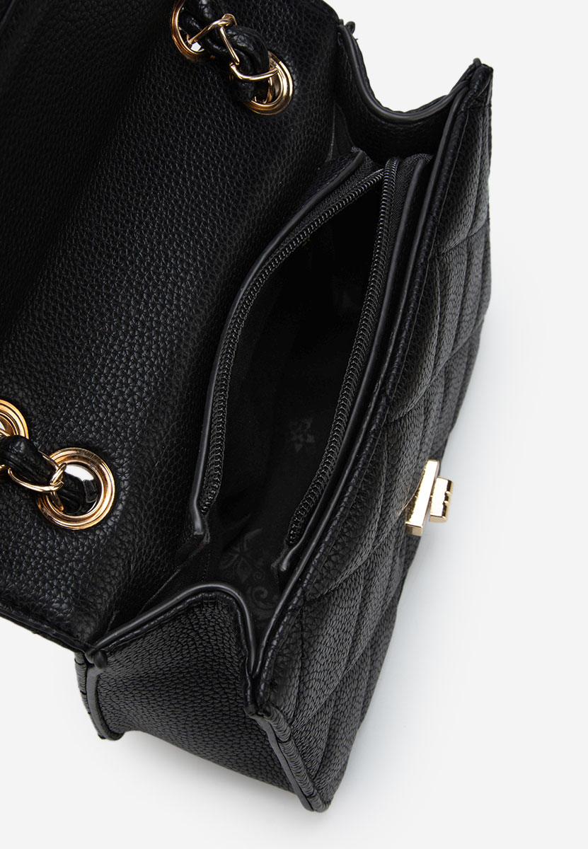 Sac bandoulière femme noire Ellodia V3