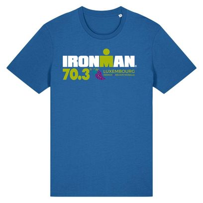 T-Shirt Manches Courtes Ironman 70.3 Luxembourg Bleu Royal Homme