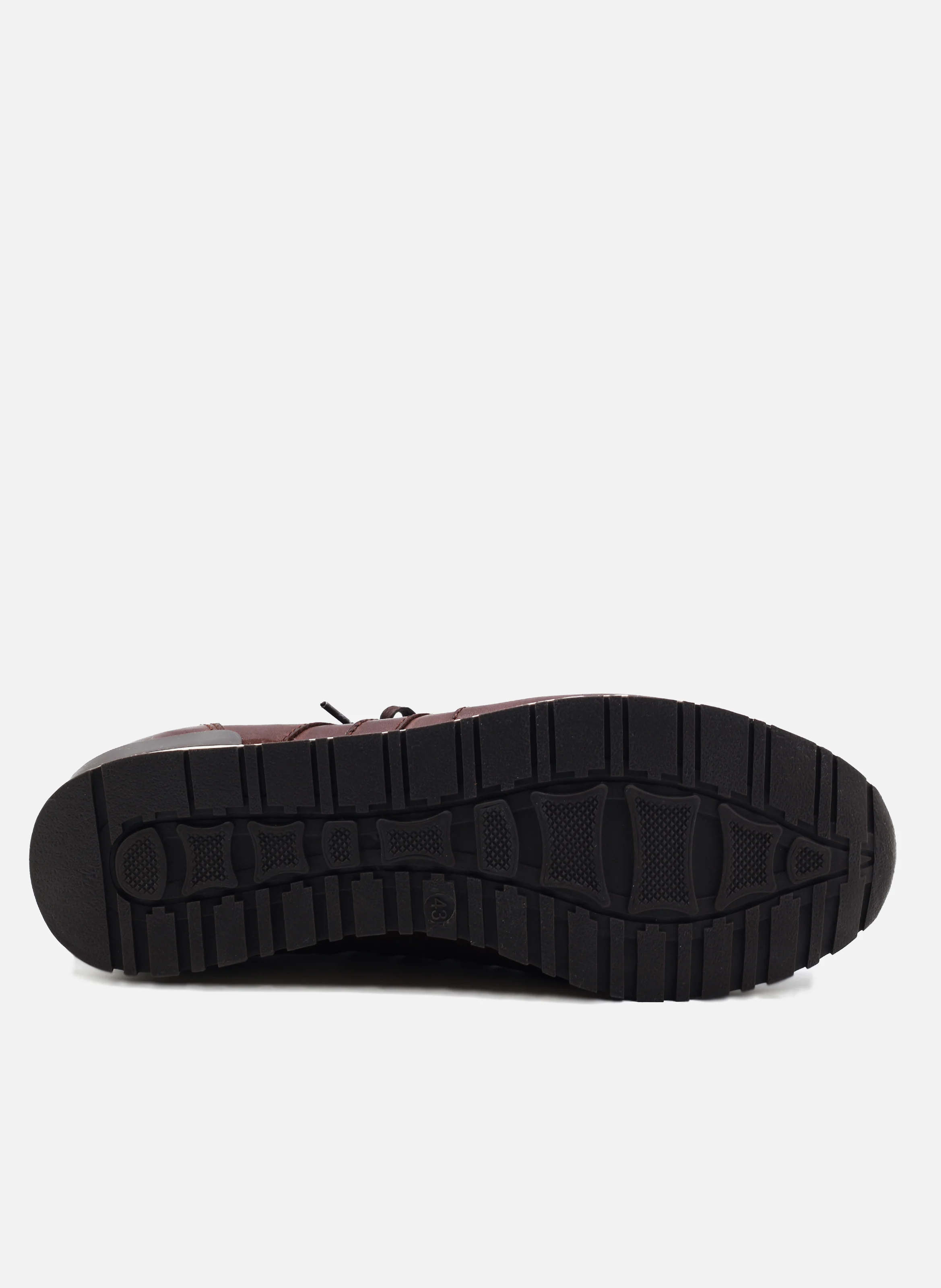 Sneakers cuir lisse | Marron