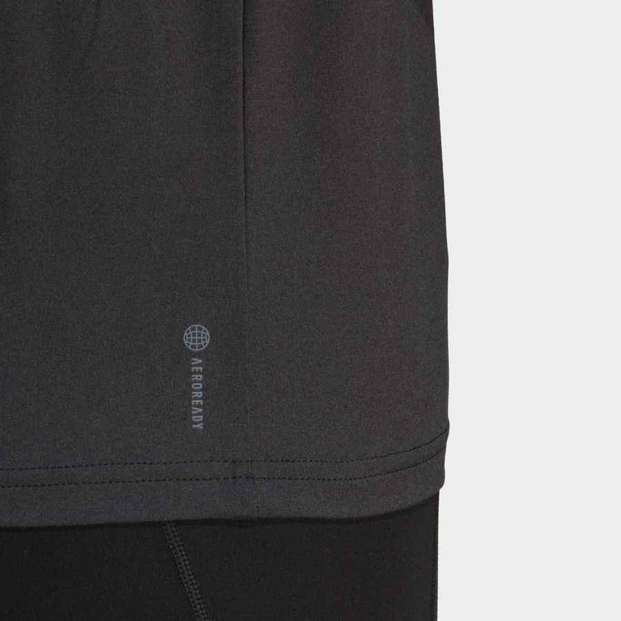 adidas T-shirt d'Entraînement Aeroready Train Essentials 3-Stripes - Noir/Blanc Femme