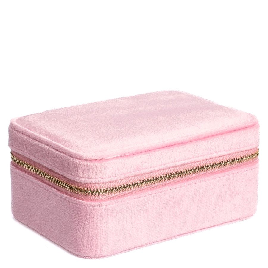 DARK Velvet Jewellery Box Pale Pink