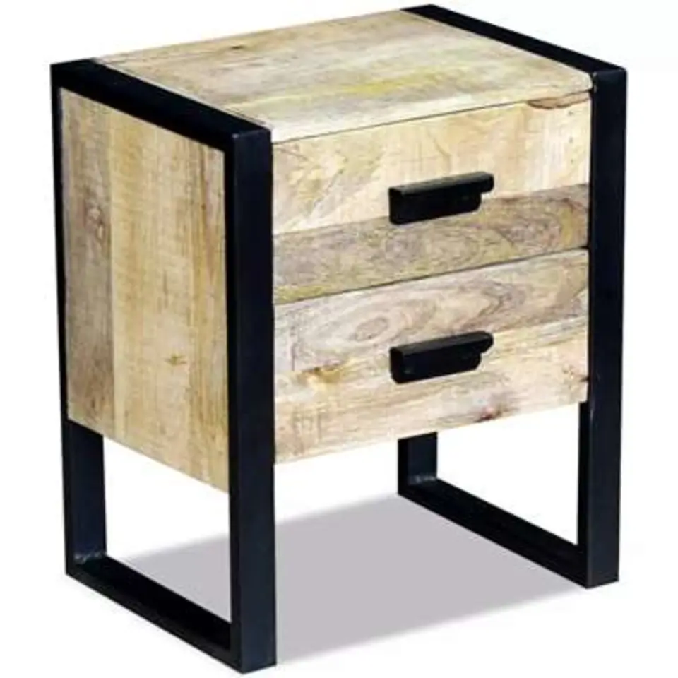 vidaXL - Bijzettafel - Bruin - Hout