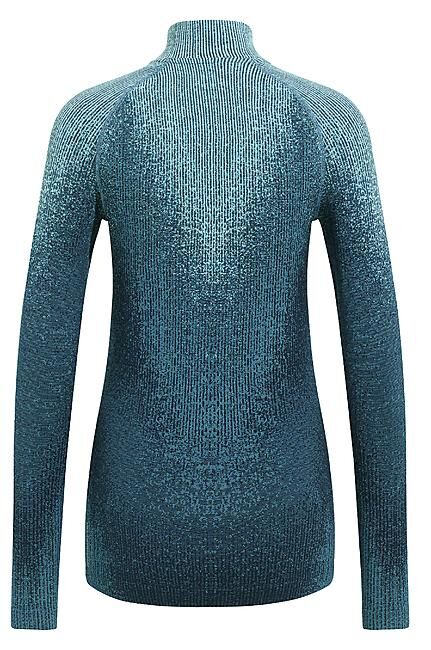 ODLO - T-SHIRT ML DEMI ZIP BLACKCOMB ECO 1/2 ZIP W