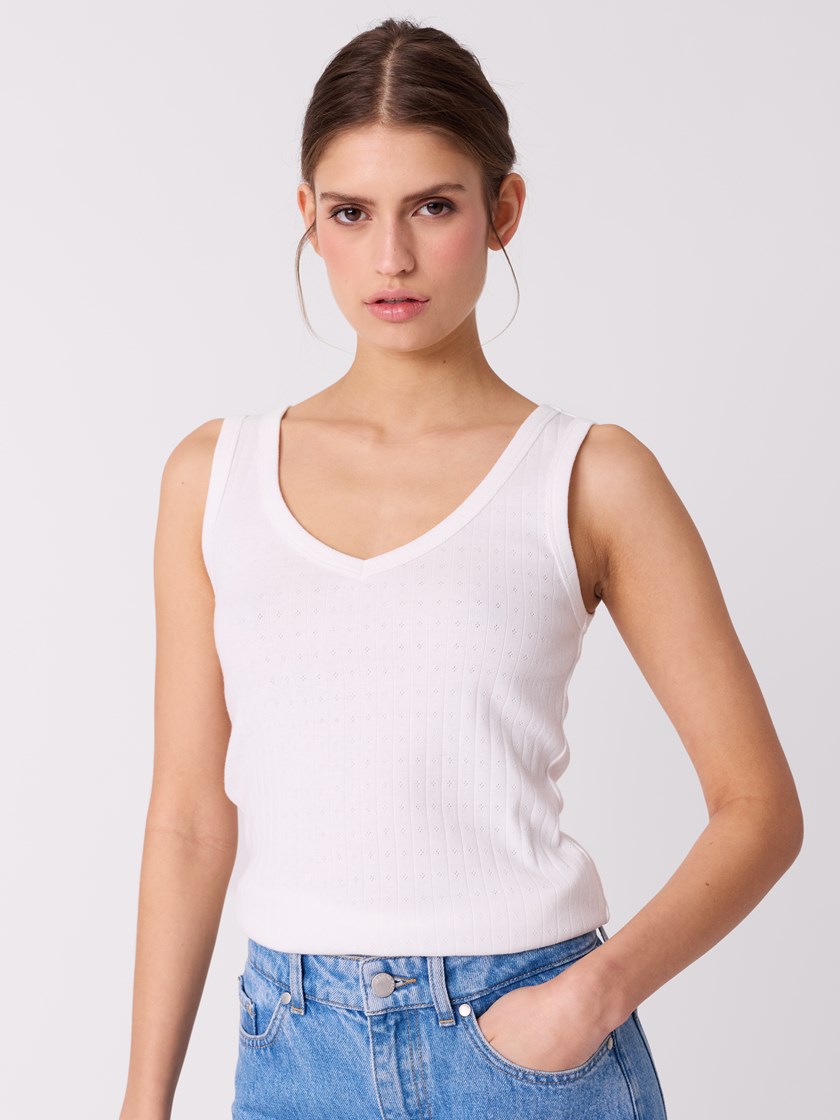 Vilma singlet Bright White