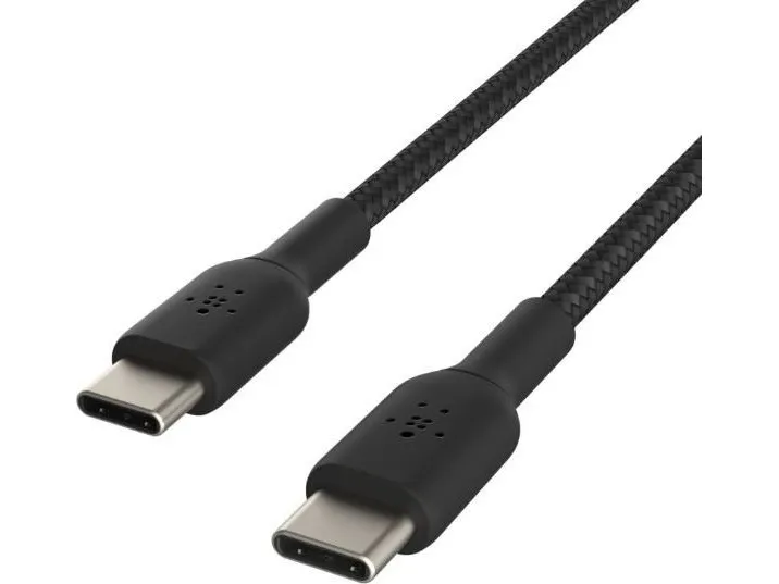 Belkin BoostCharge - USB-kabel - 24 pin USB-C (han) til 24 pin USB-C (han) - 1 m - sort