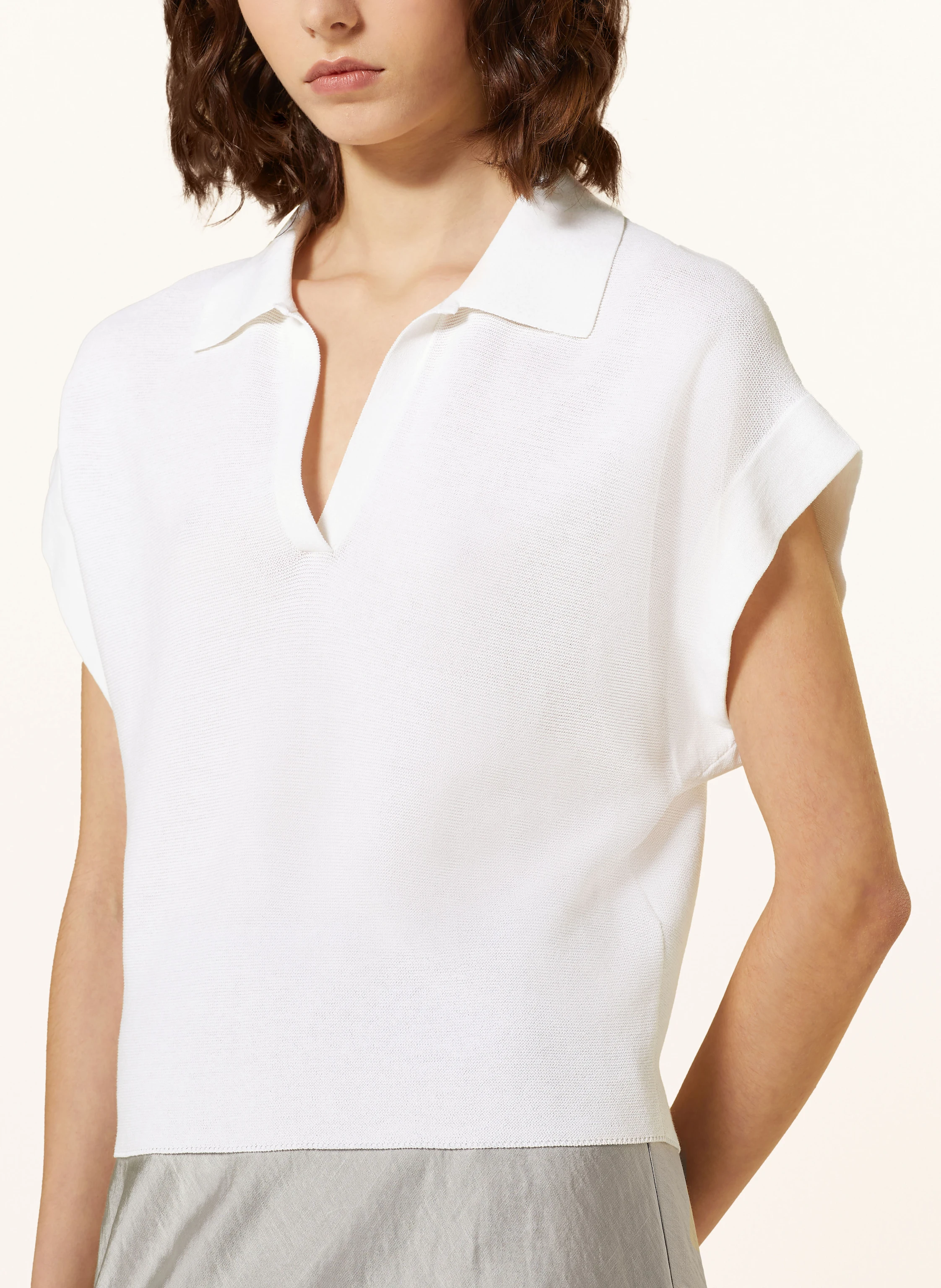 LUISA CERANO Strick-Poloshirt