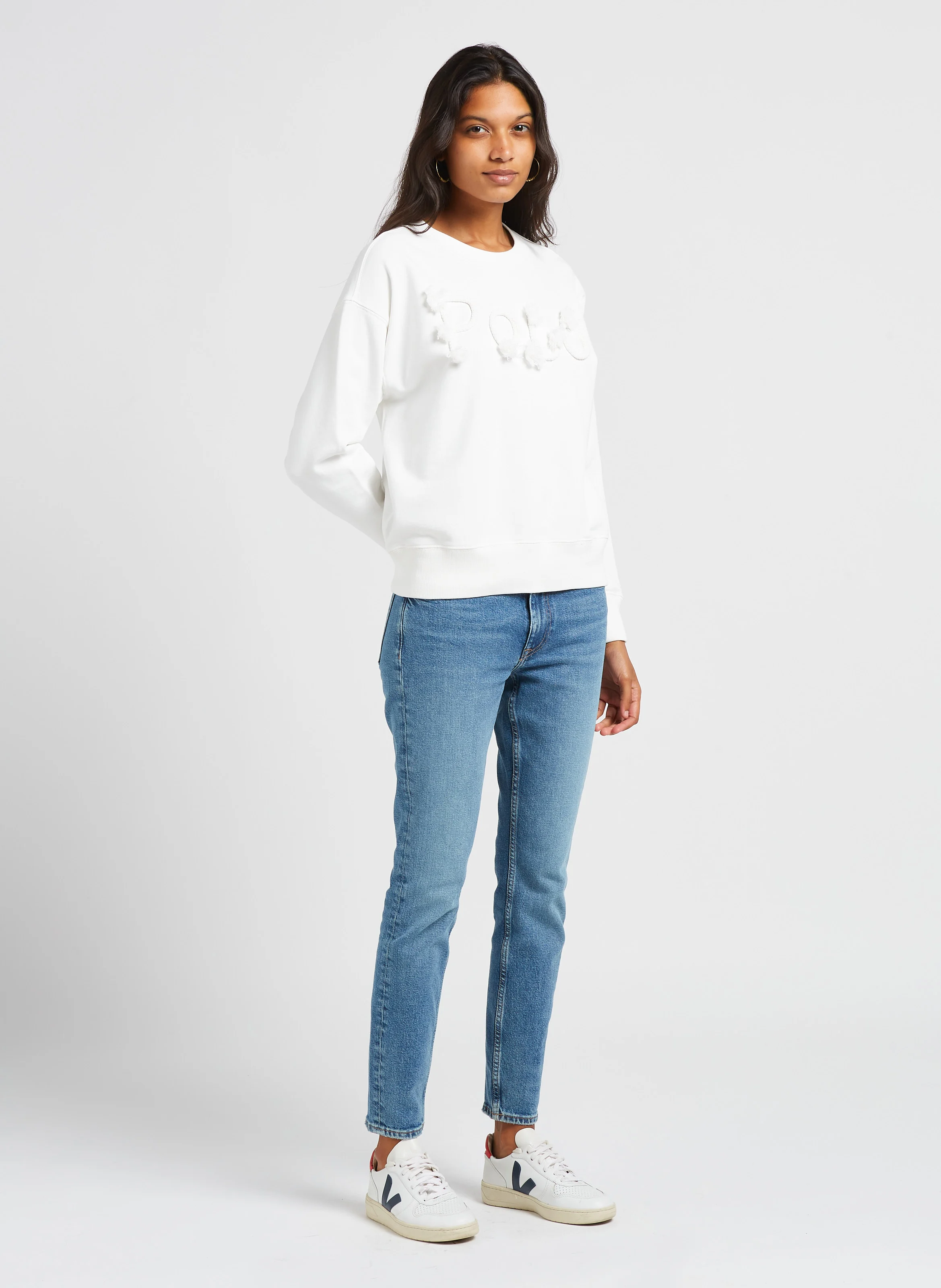 Sweat en coton | Blanc