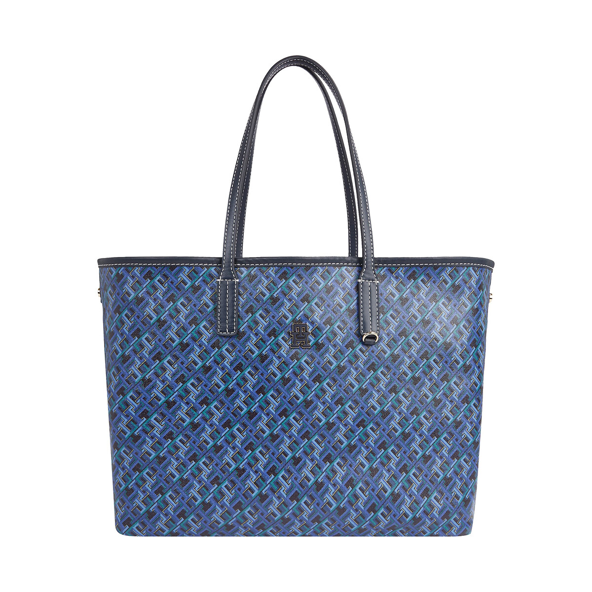TOMMY HILFIGER<br>Bolsa tote, estampa monograma