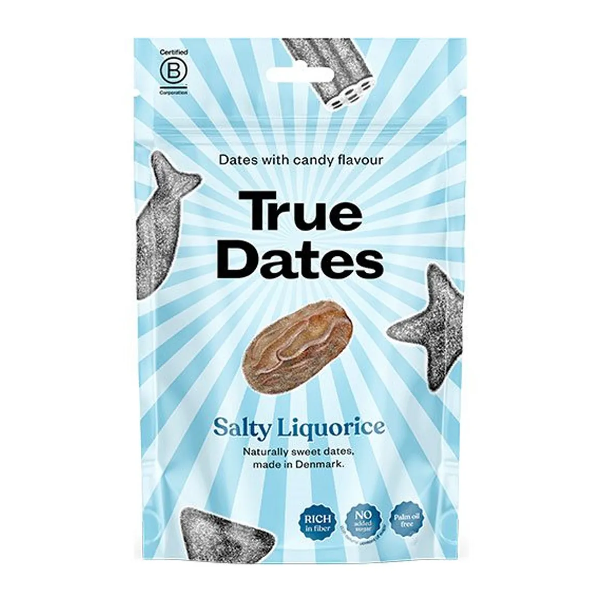 True Dates Salty Liqourice - 100 g.
