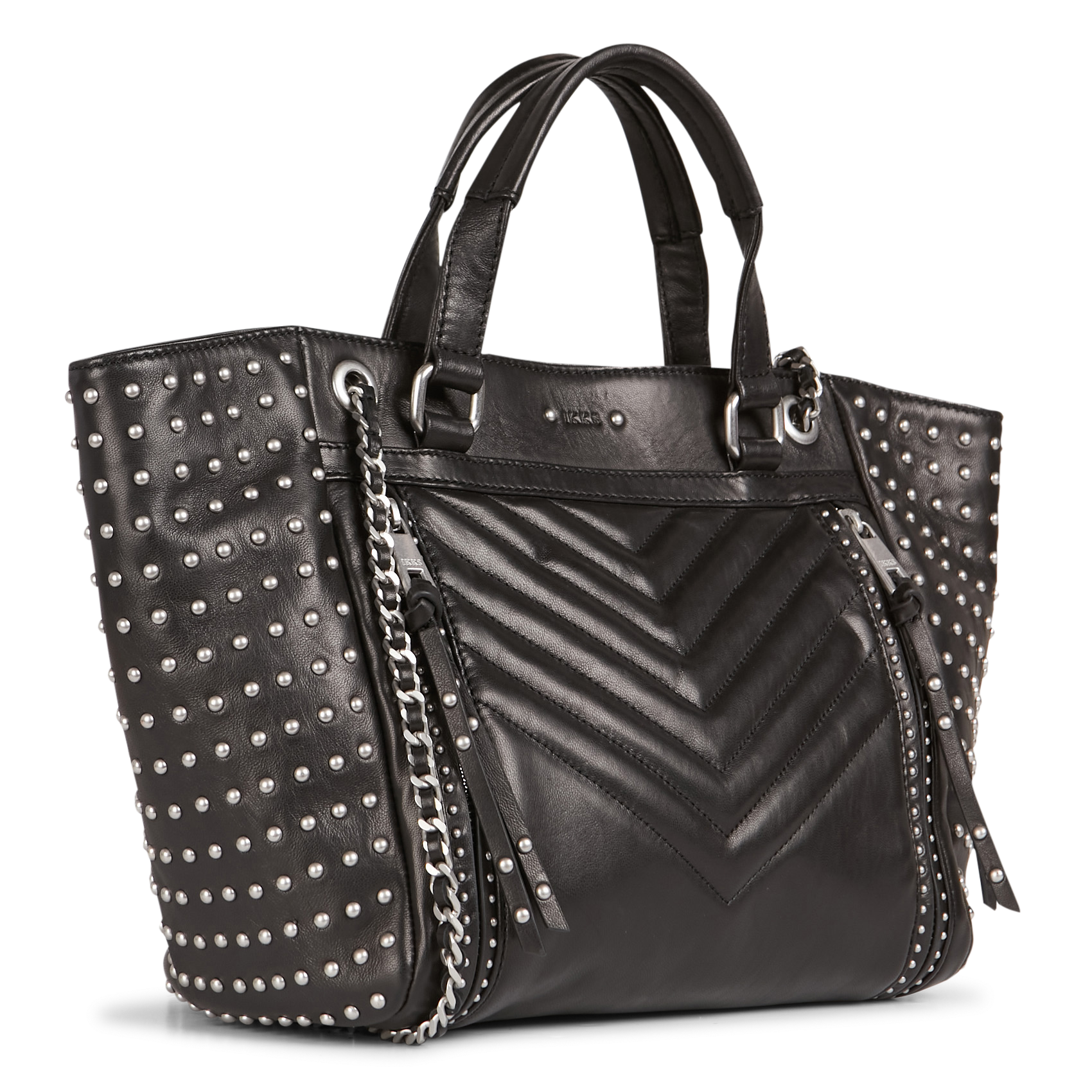 Sac bandoulière en cuir | Noir