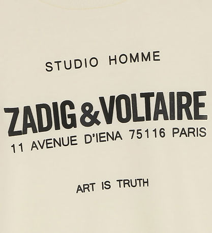 Zadig & Voltaire T-Shirt - Offwhite m. Print