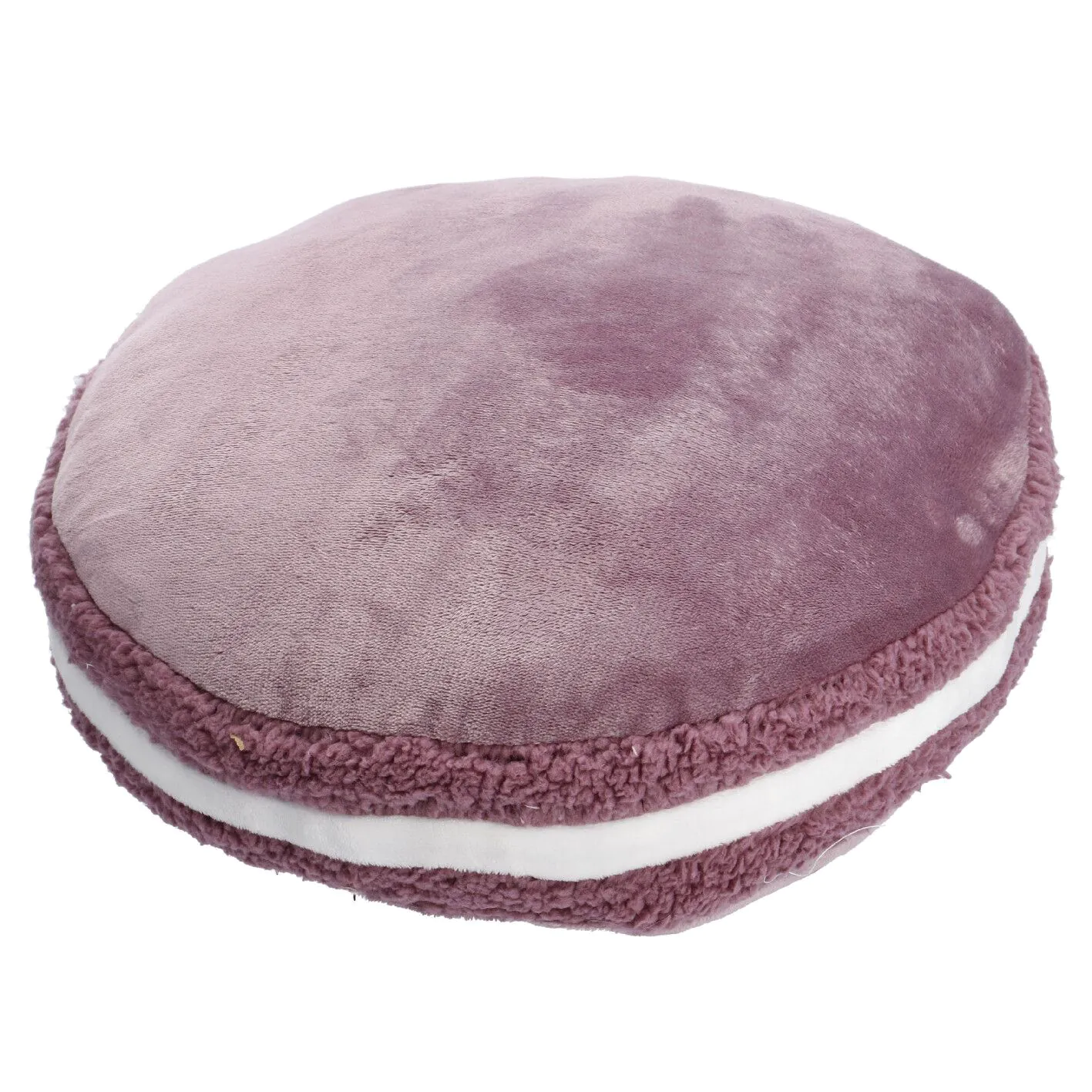 Kissen im Macaron Design, lila, 40x12