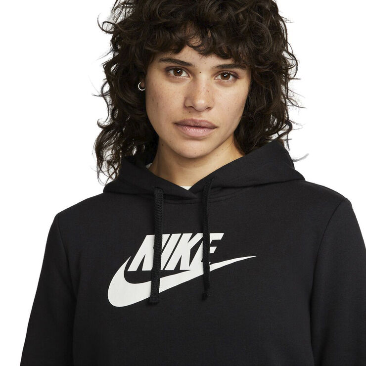 Nike Sportswear Club Fleece Logo hættetrøje Sort