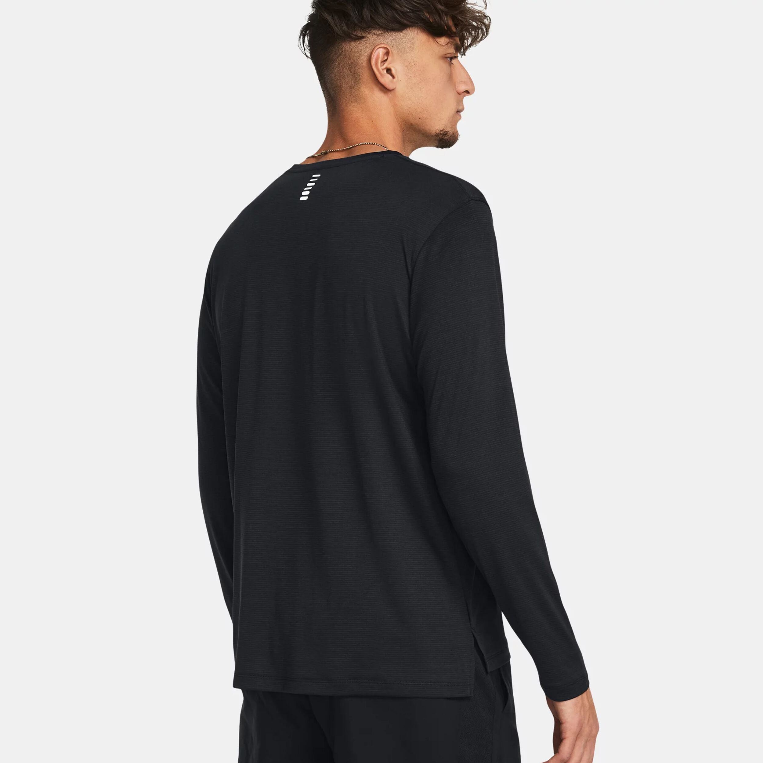 Under Armour Streaker Haut Manches Longues Hommes - Noir