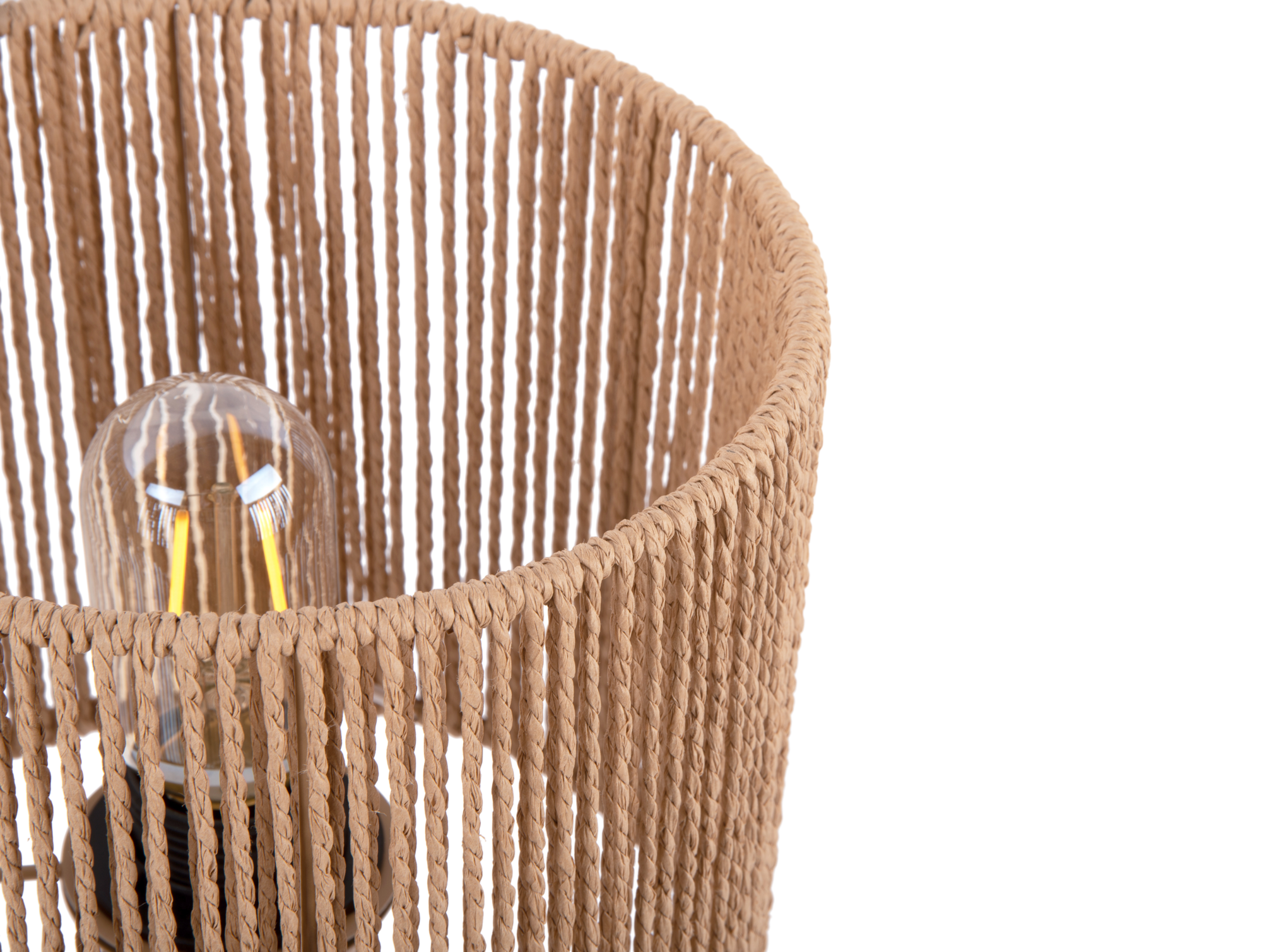 Table lamp Forma paper rope natural