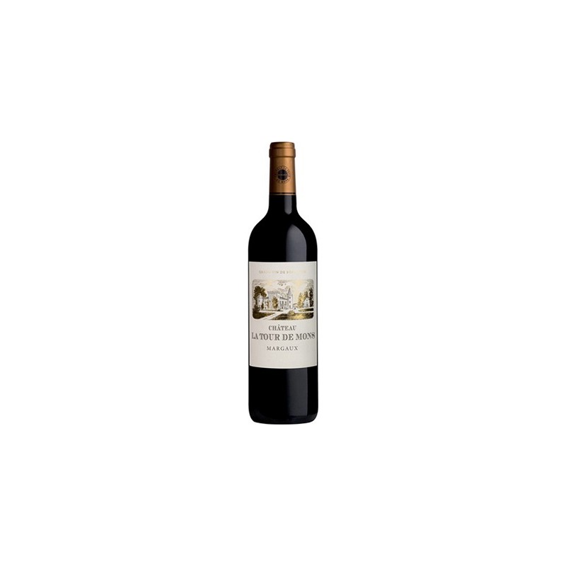 Château LA TOUR DE MONS 2019 - Margaux - Cru bourgeois Supérieur - par Caisse bois de 6 bouteilles 75 cl