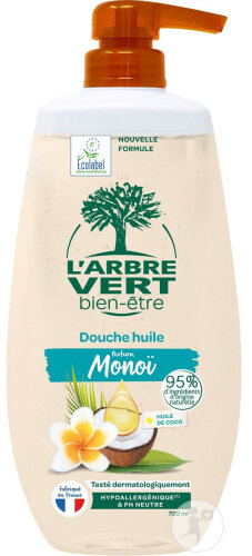 Arbre Vert Huile De Douche Monoï 720ml