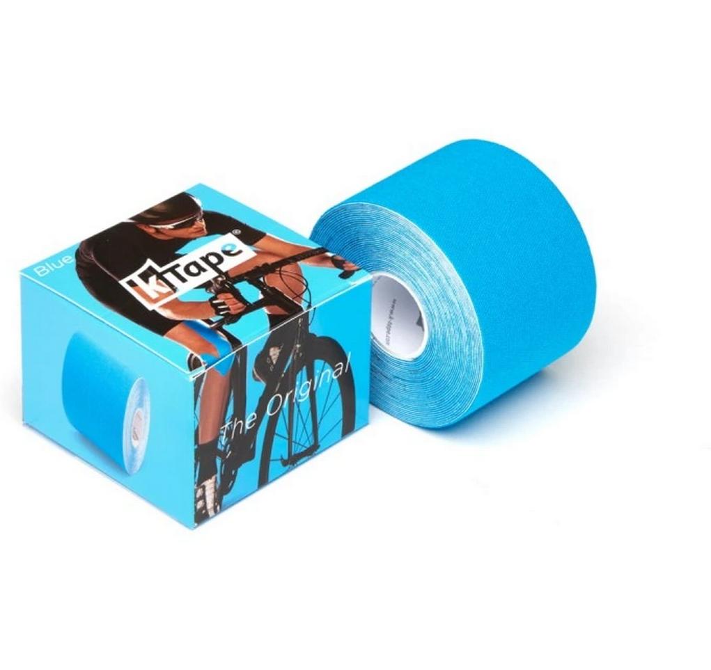 K-Tape blau 5 cm x 5 mAtmungsaktives Kinesiology Tape für Muskeln und Gelenke