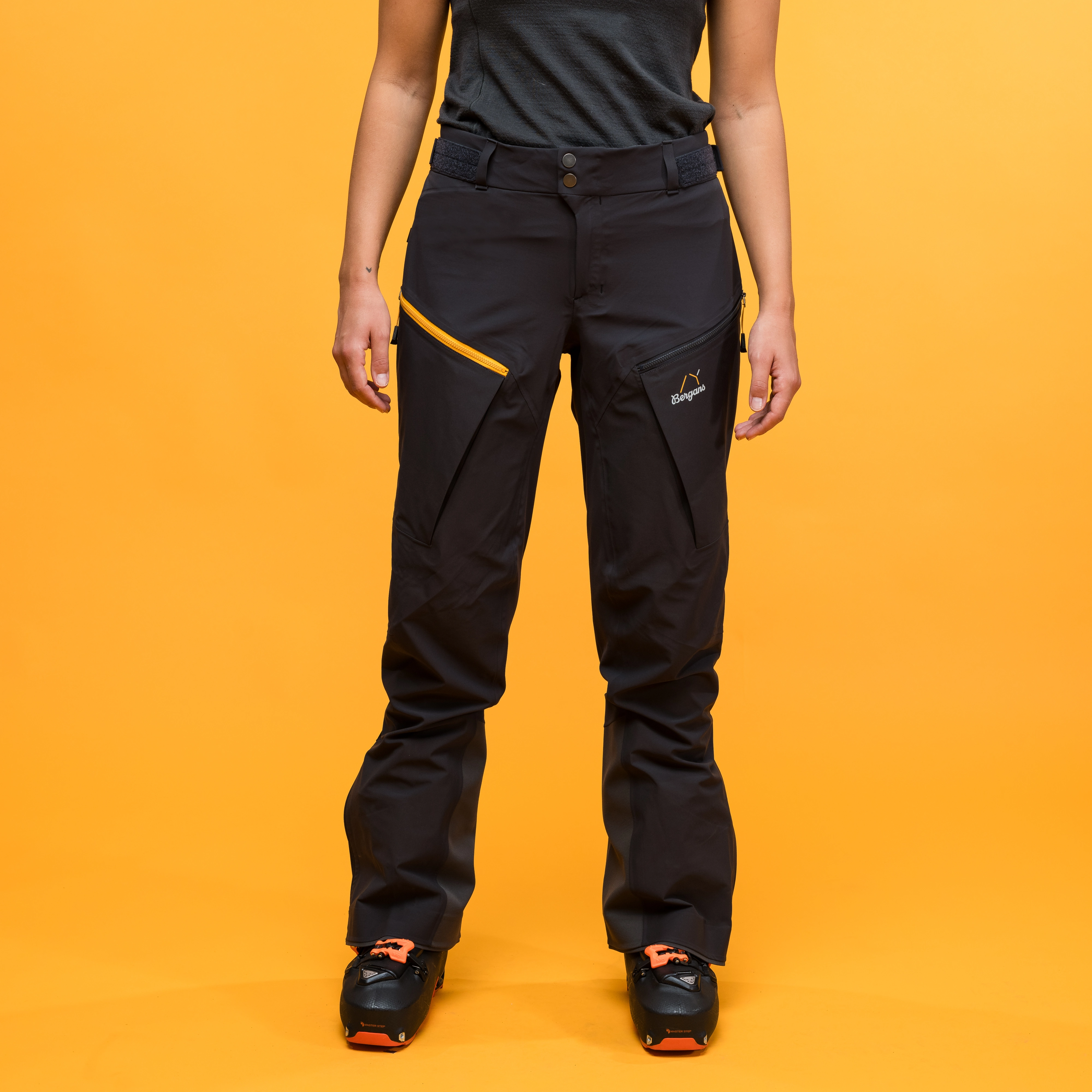 Y MountainLine Hybrid Softshell Pants Women Dark Shadow Grey