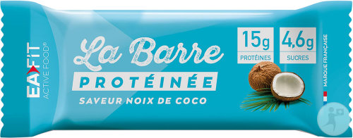 EA Fit Active Food La Barre Protéinée Saveur Noix De Coco 46g