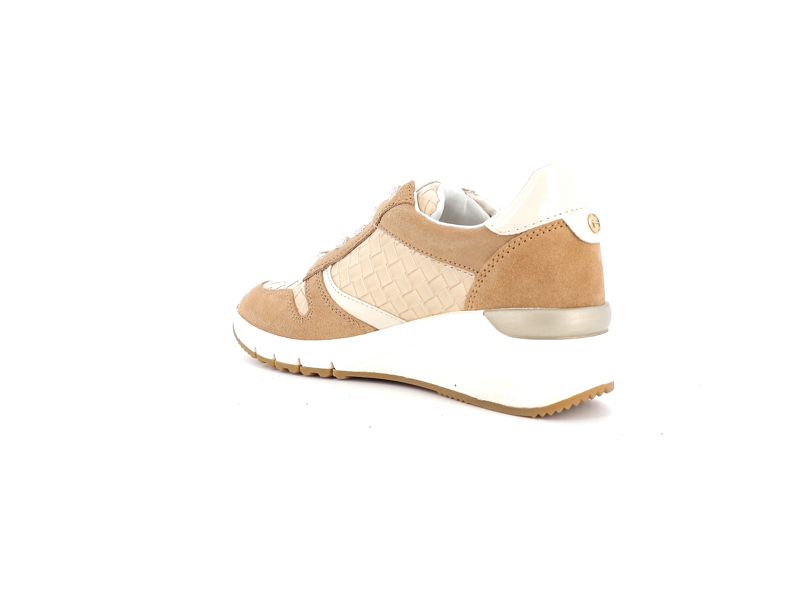 Tamaris-23702 Matières combinées Beige Marron