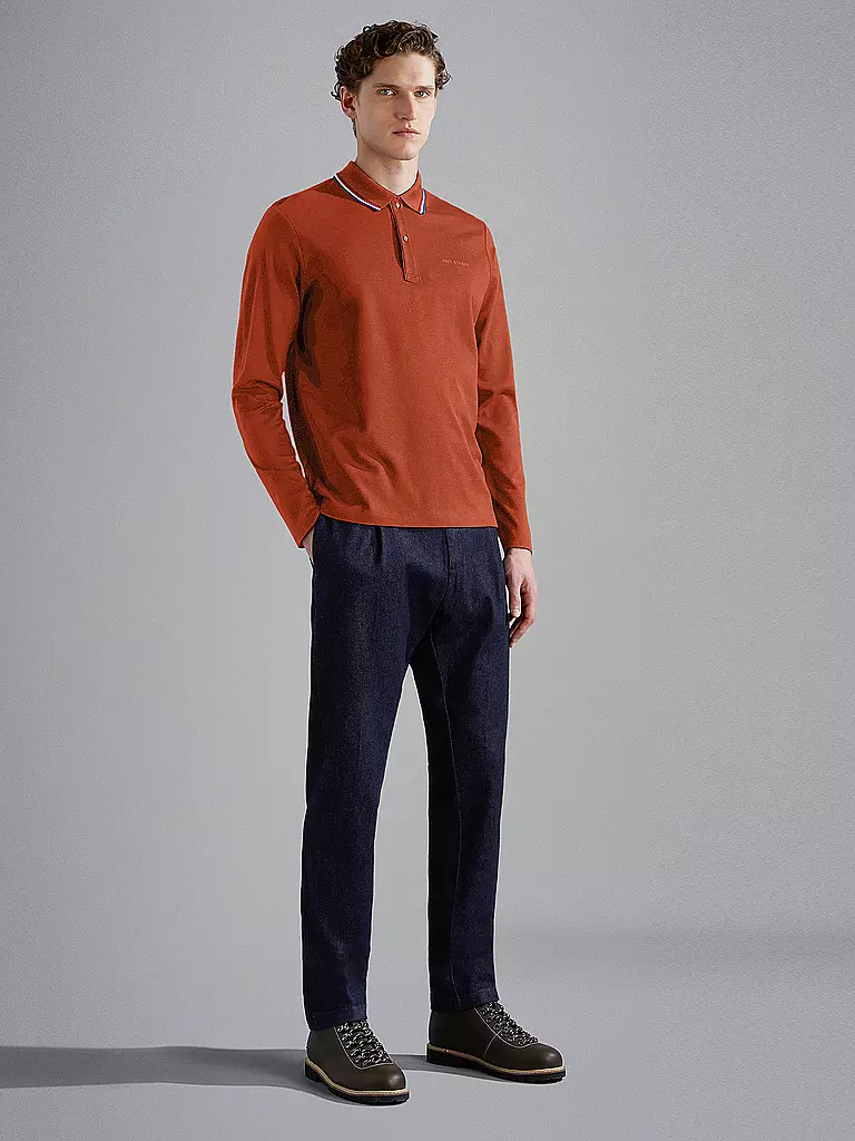 PAUL & SHARK Poloshirt orange