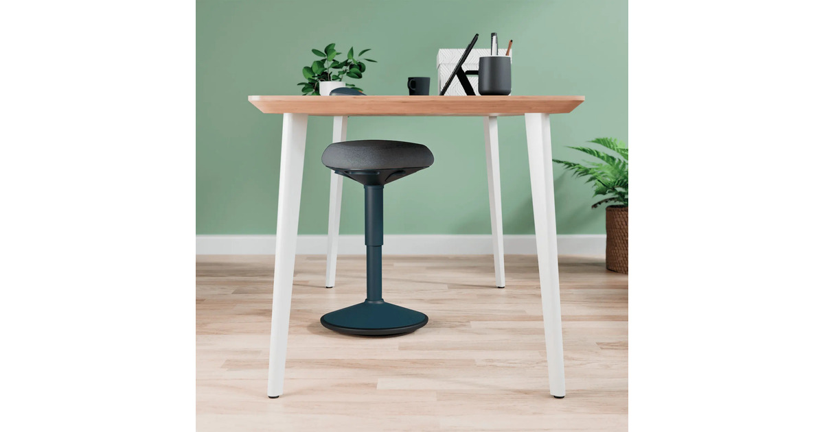 LeitzErgo Wiebel Zitkruk met Gasveer (47 - 64 cm) stoel  (Donkergrijs)