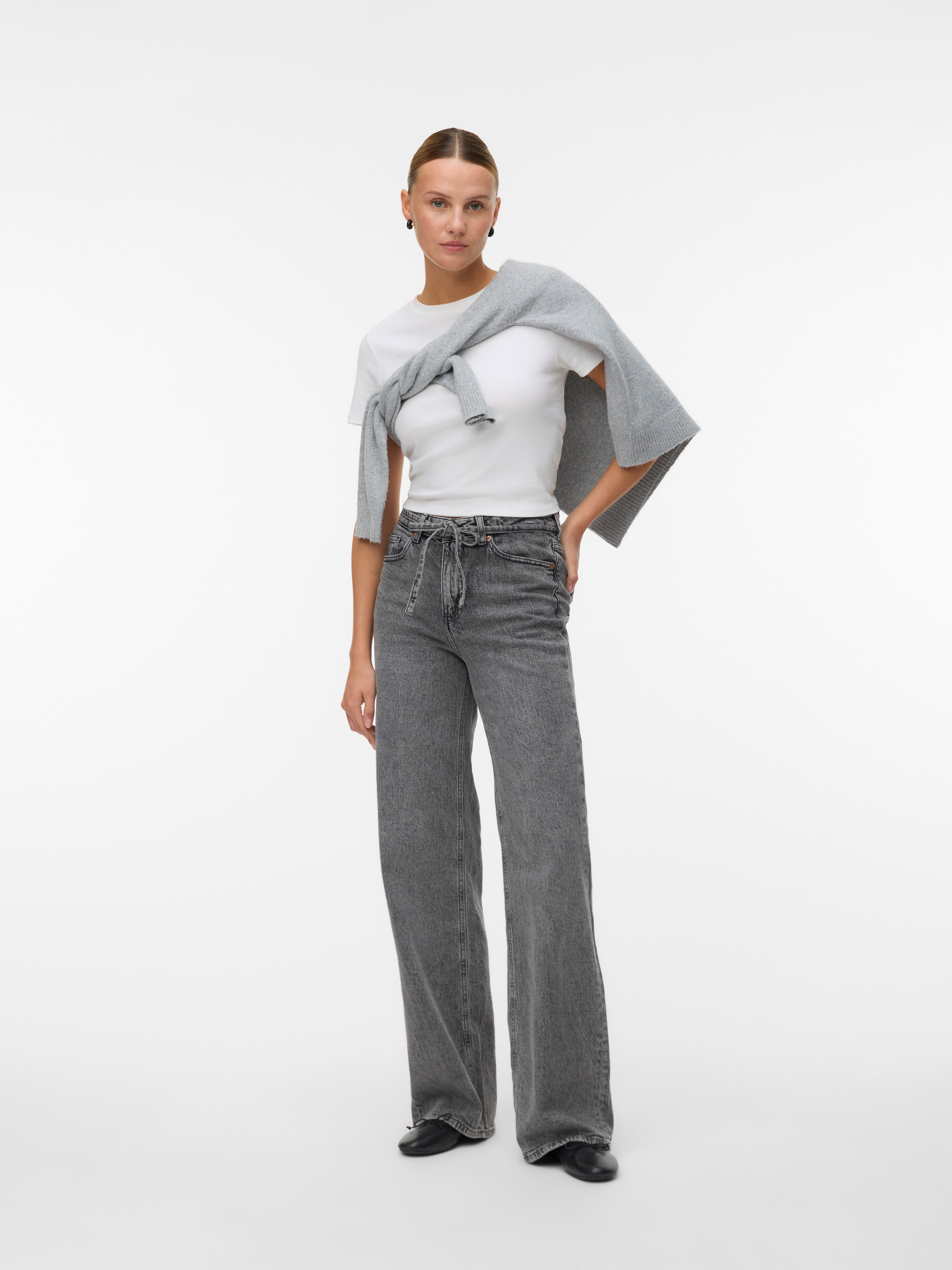 VMTESSA High rise Wide leg fit Jeans