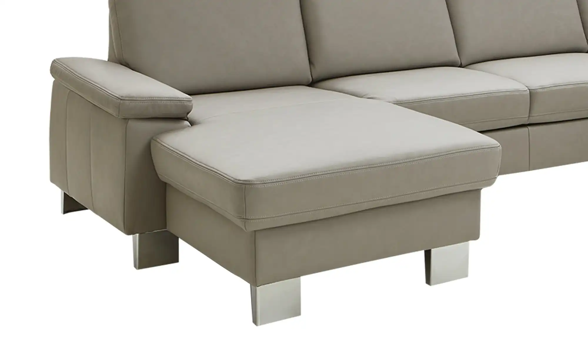 meinSofa Wohnlandschaft mit Sitz- und Rückenbezug aus Echtleder Samu-L
