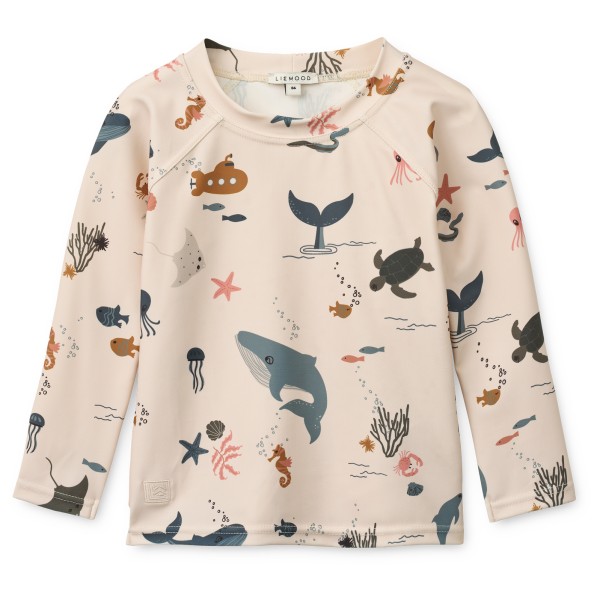 LIEWOOD - Kid's Noah Printed Longsleeve Swim Tee - Lycra