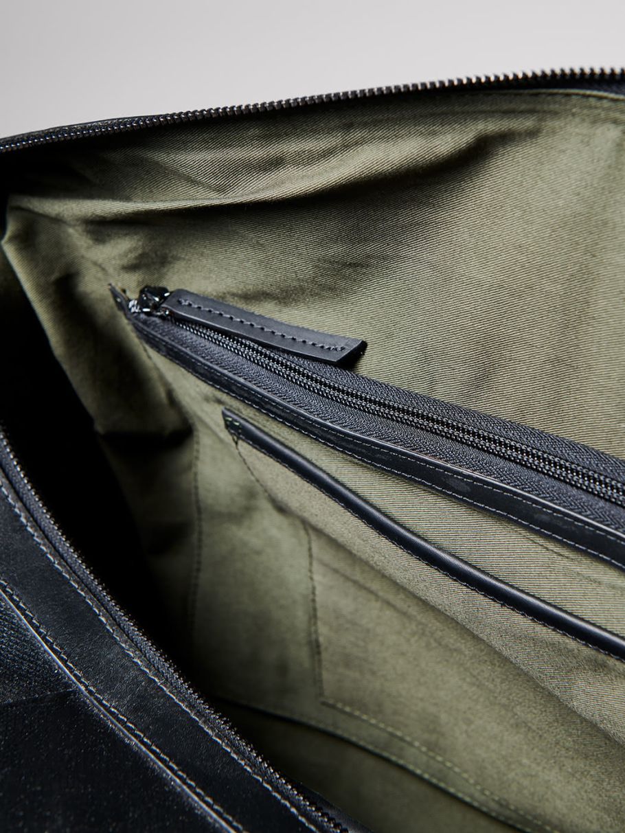 Sac de voyage en cuir uni