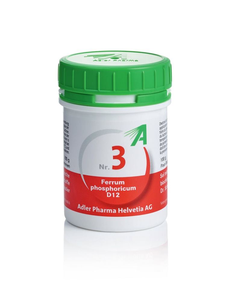 ADLER Nr3 Ferrum phosphoricum Tabl 12 D 100 g