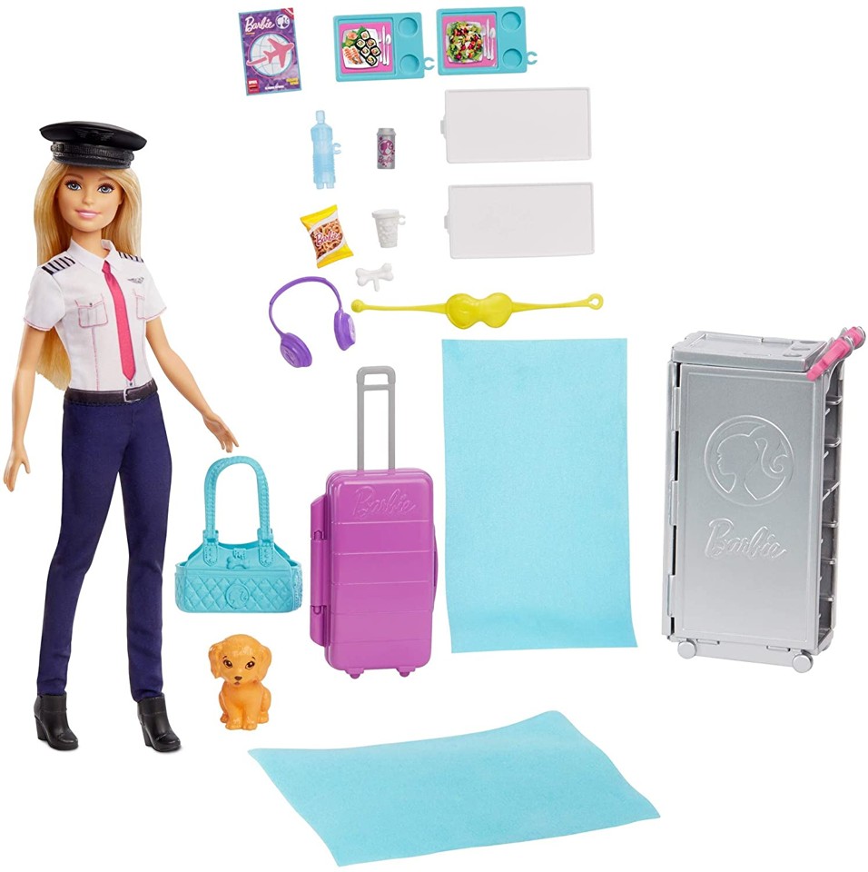 Barbie - Dream Flyvemaskine med PilotDukke