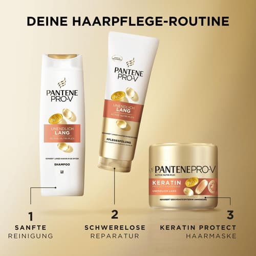 Pantene Pro-V Unendlich lang Shampoo für Langes, Schwaches Haar