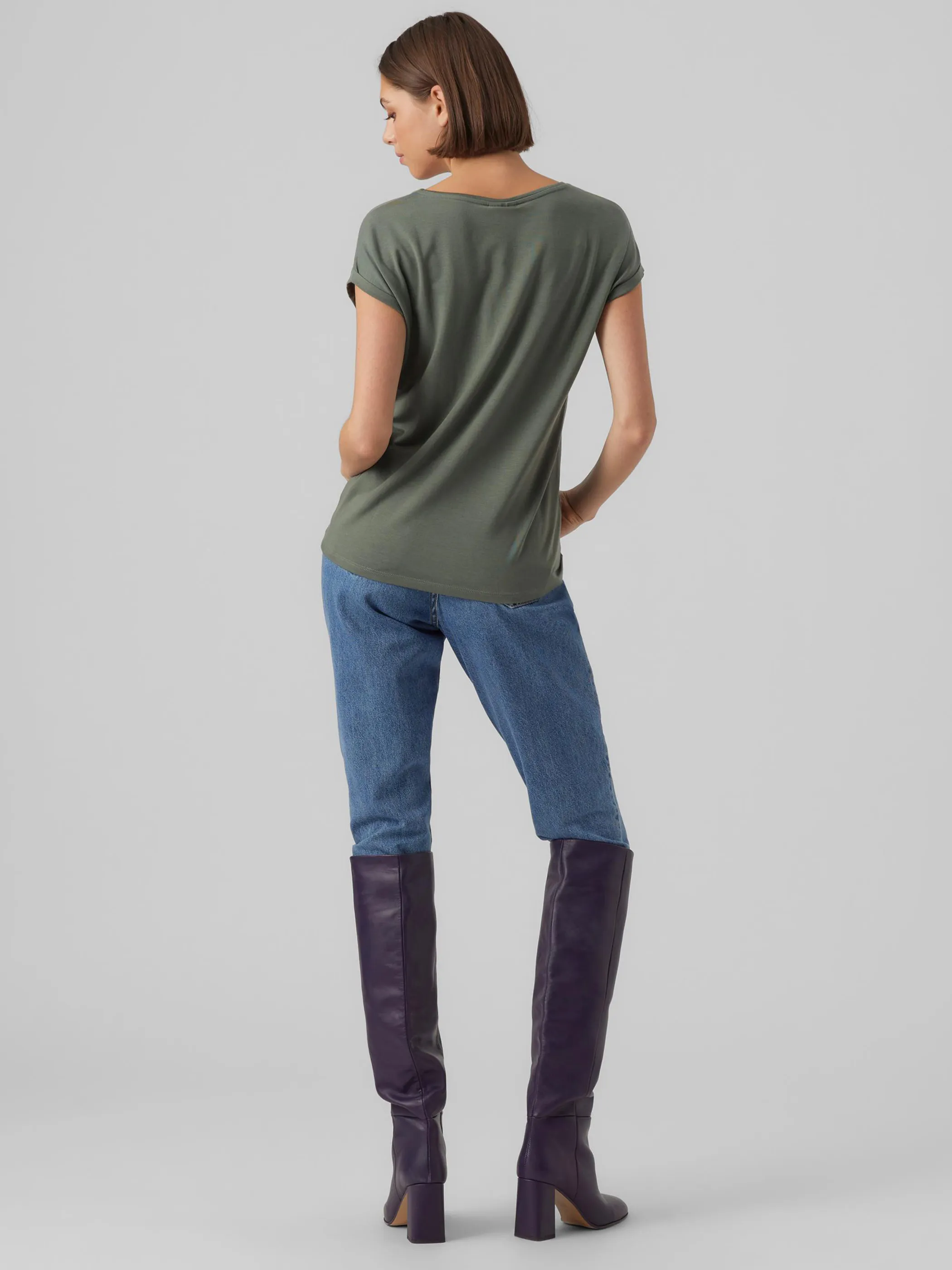 Vero Moda VMAVA PLAIN SS TOP GA Shirt