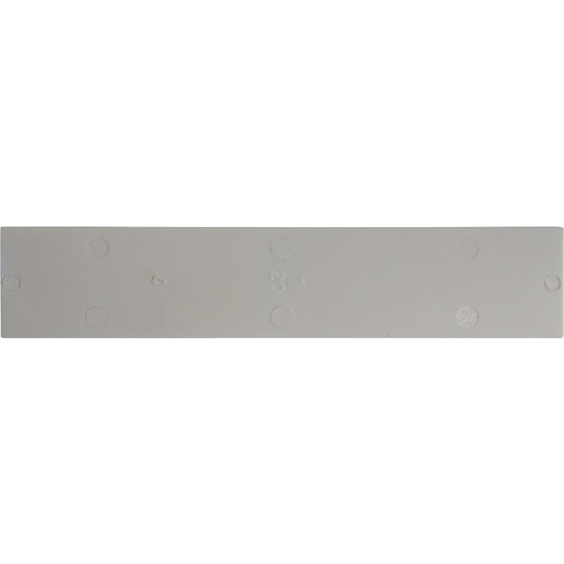 Kunststof rasterblokje 20x1mm Wit