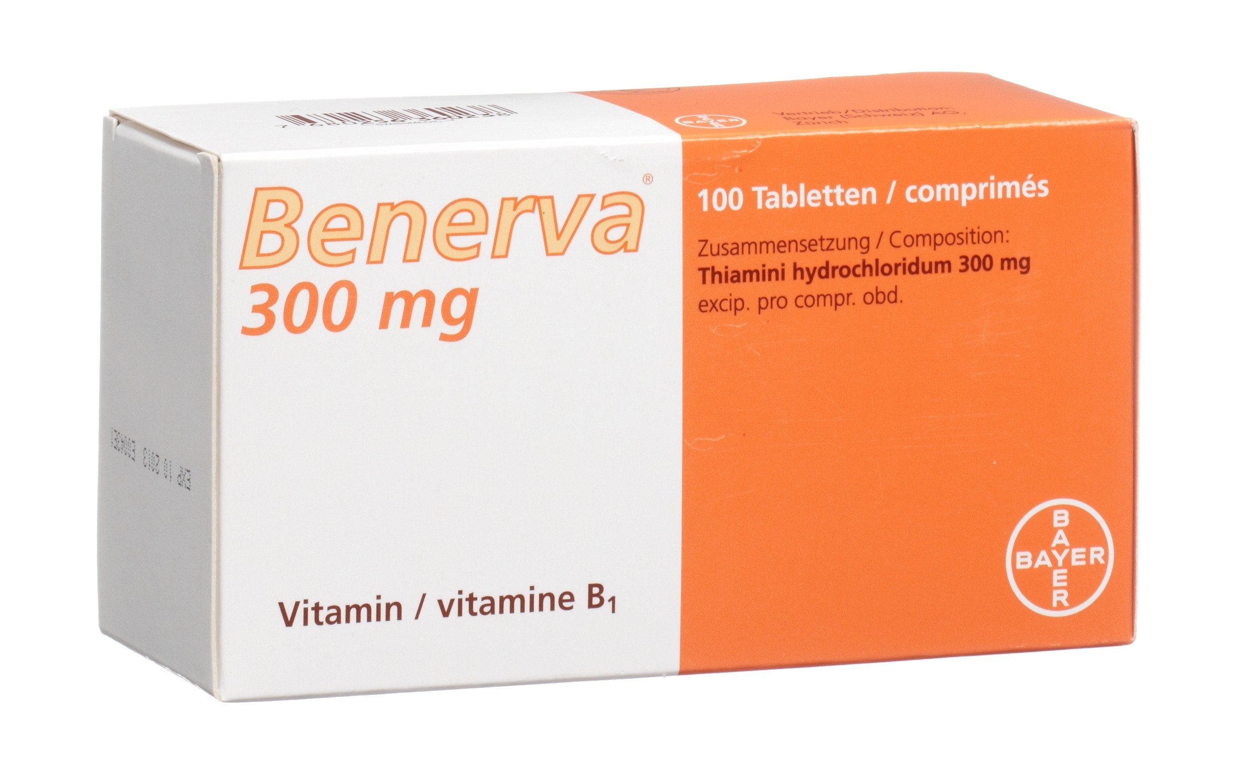 BENERVA Tabl 300 mg Blist 20 Stk<br>20 Stück, Blister, Tablette