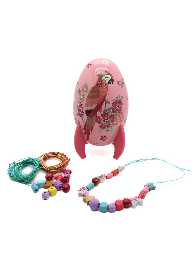 Oeuf Surprise Perles en Bois