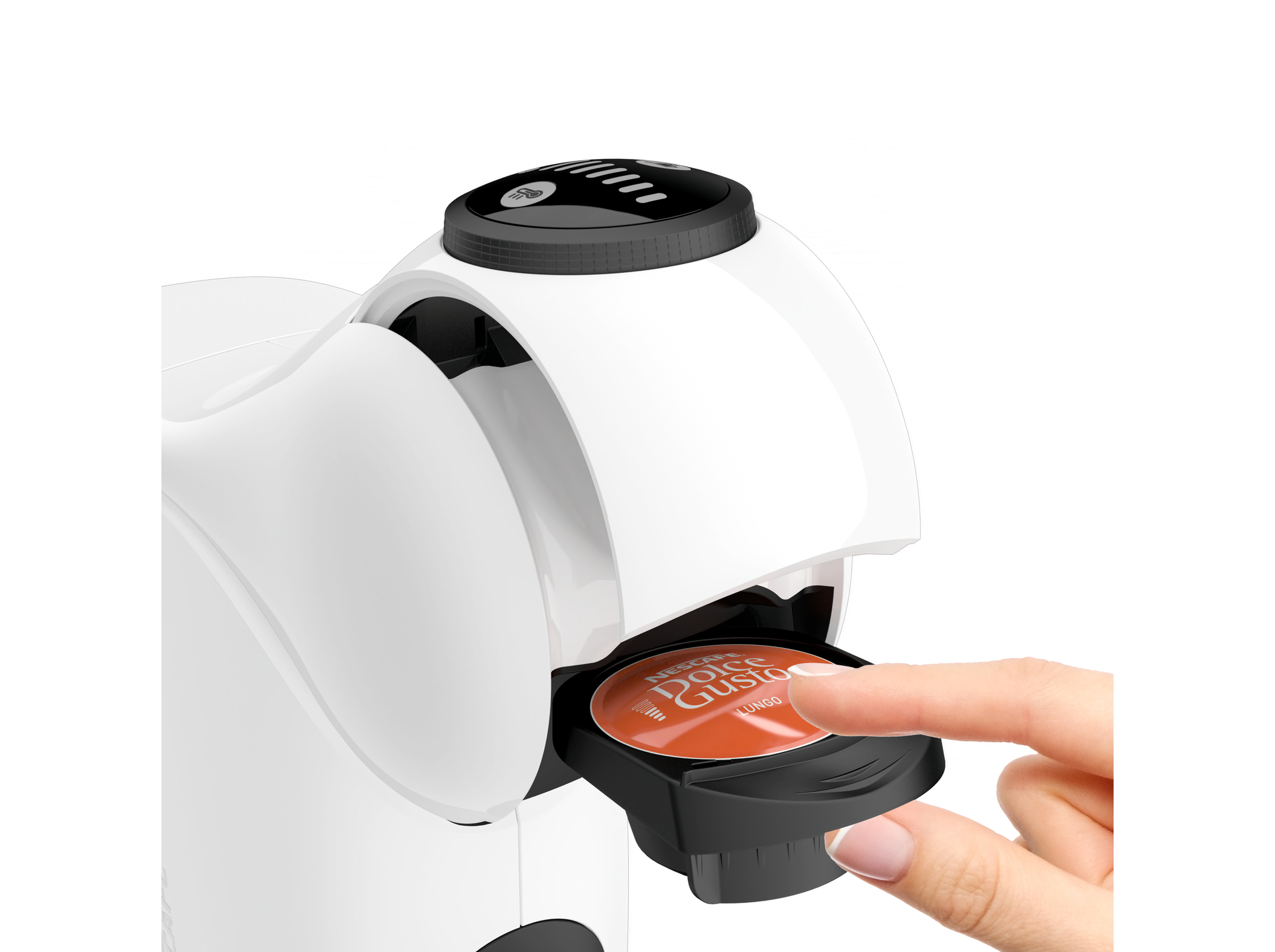 MAQUINA DE CAFE DOLCE GUSTO KRUPS KP2431P16 GENIO S BASIC BRANCO