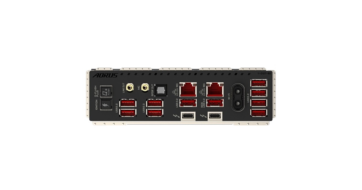 GIGABYTEZ890 AORUS XTREME AI TOP socket 1851 moederbord  (RAID, 2x 10Gb-LAN, Wi-Fi 7, BT, Sound, E-ATX)