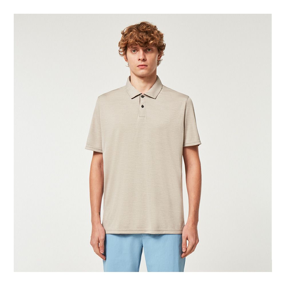 Oakley AERO HYDROLIX - Polo Homme arctic white hthr