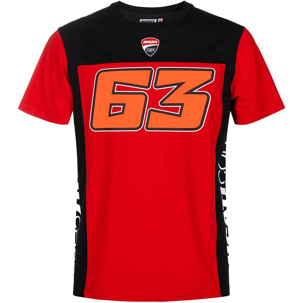 ducati - T-shirt Bagnaia Noir / Rouge