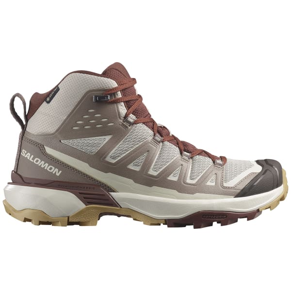 Chaussure de randonnée mid SALOMON X ULTRA 360 EDGE MID GORE-TEX W SILVER CLOUD/IRON/RUM RAISIN