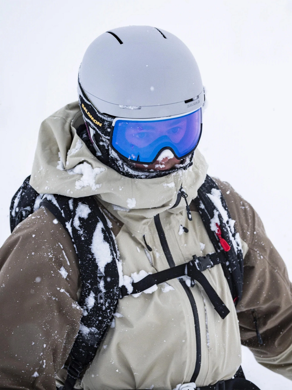 Salomon Brigade Index Helmet grey violet